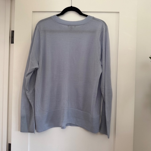 Universal Standard Featherweight Merino Sweater Blue S (14-16) - Picture 2 of 7